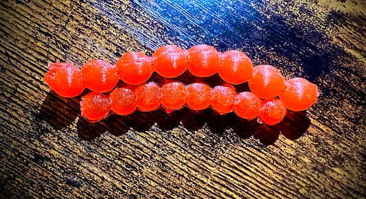 KB Fishing "Salmon Eggs" Soft Plastic Bait (12 Pack)