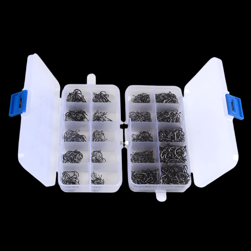 KB Fishing High Carbon Steel Fishing Hook Collection (100-200 PCS)