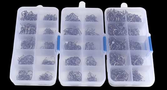 KB Fishing High Carbon Steel Fishing Hook Collection (100-200 PCS)